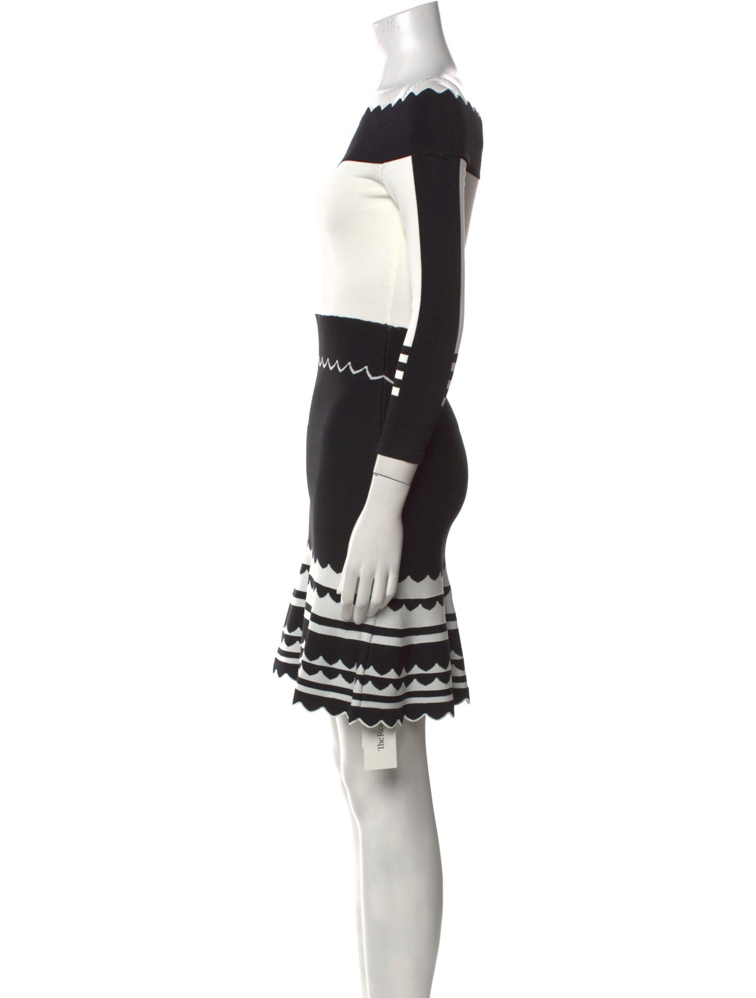 Yigal Azrouël Striped Mini Dress