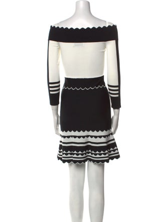 Yigal Azrouël Striped Mini Dress