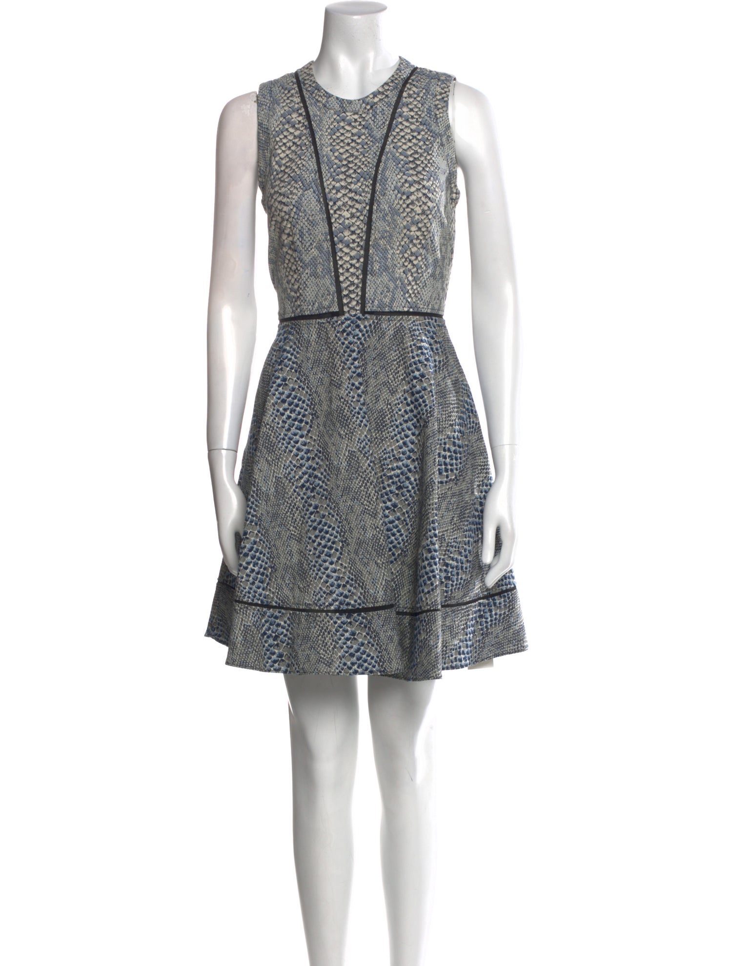 Yigal Azrouël Animal Print Knee-Length Dress