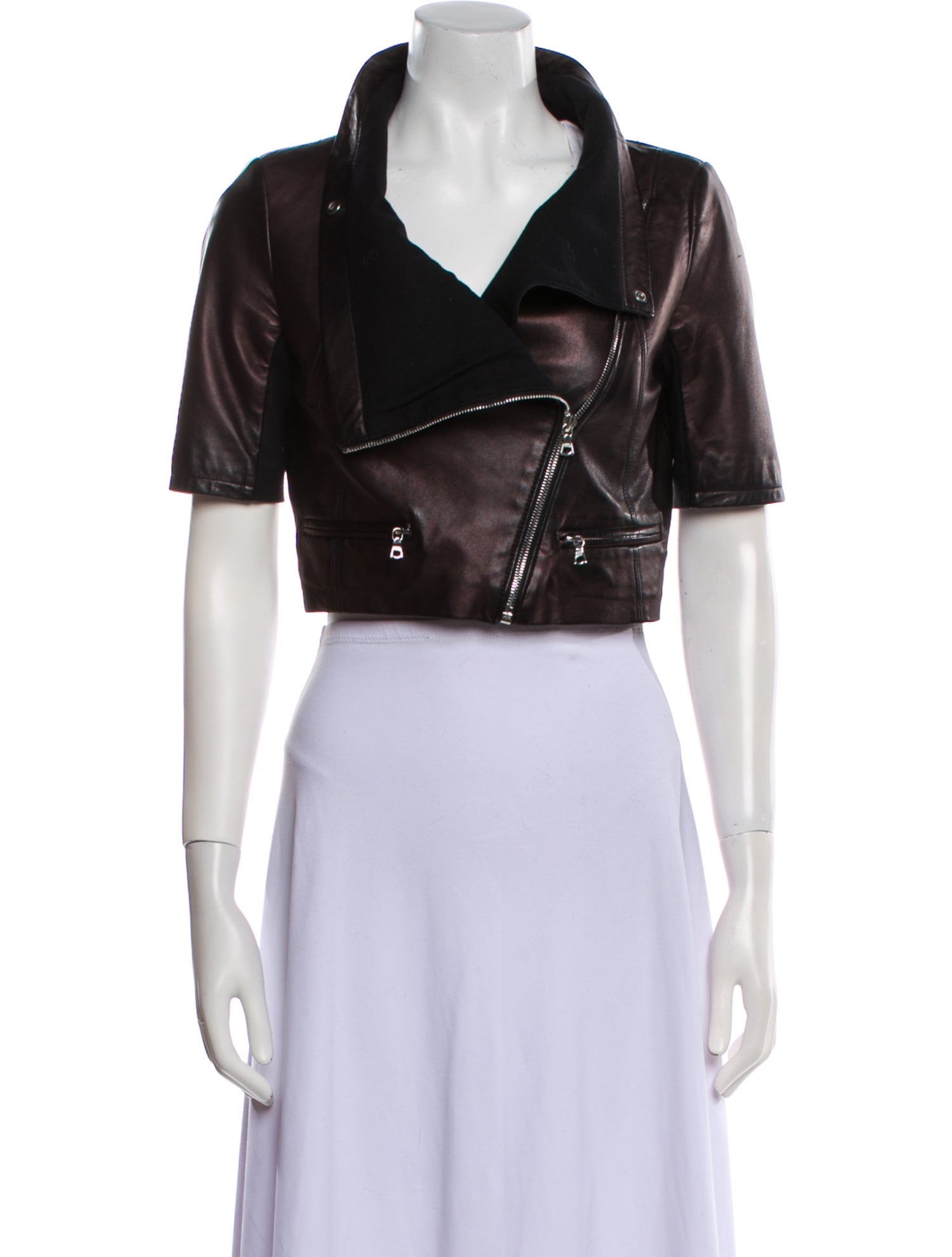 Yigal Azrouël Leather Biker Jacket