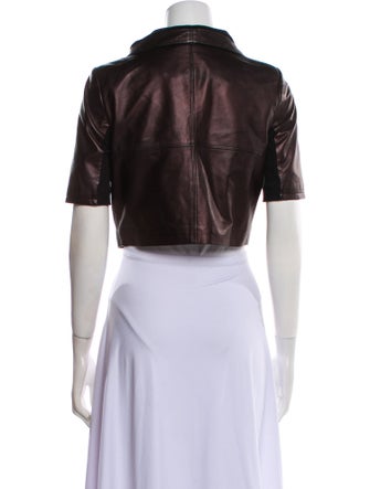 Yigal Azrouël Leather Biker Jacket