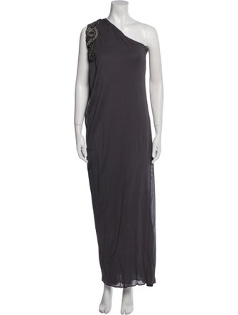 Yigal Azrouël One-Shoulder Long Dress