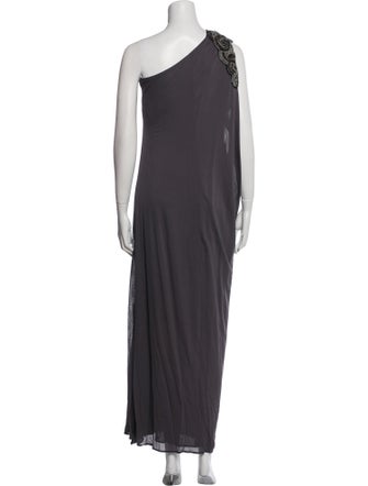 Yigal Azrouël One-Shoulder Long Dress