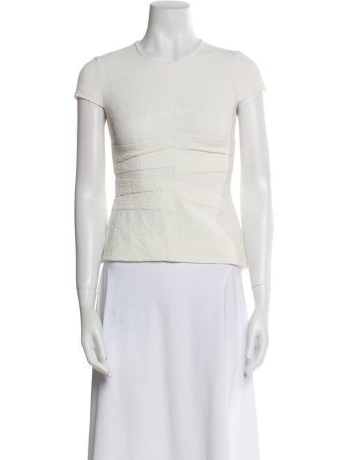 Yigal Azrouël Crew Neck Short Sleeve Top