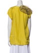 Yigal Azrouël Silk Cowl Neck Blouse