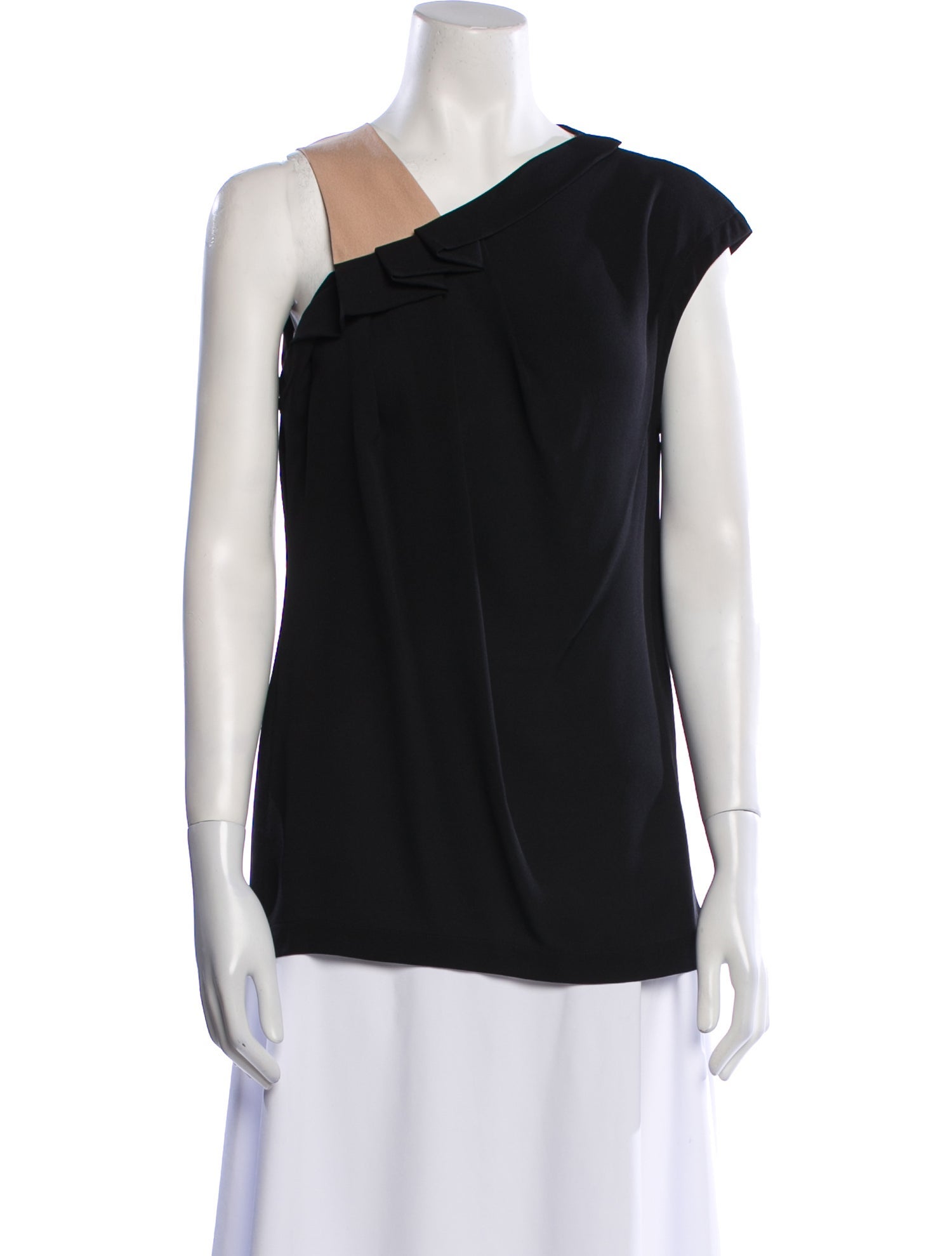 Yigal Azrouël Silk One-Shoulder Top