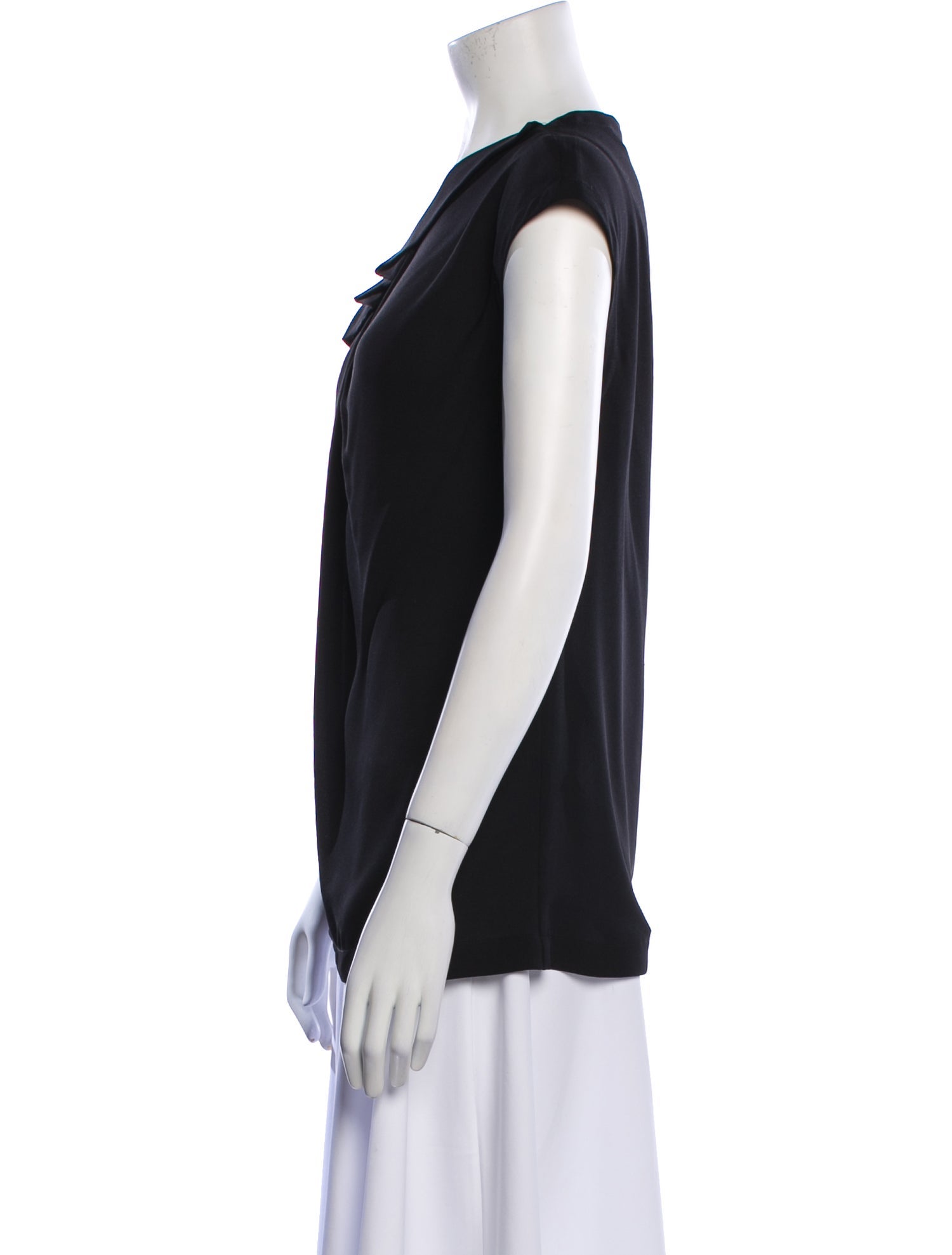 Yigal Azrouël Silk One-Shoulder Top