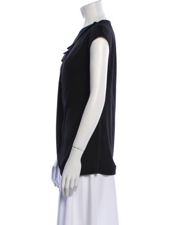 Yigal Azrouël Silk One-Shoulder Top
