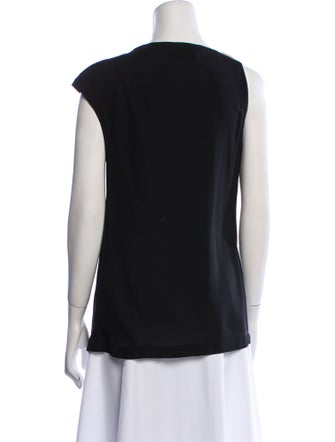 Yigal Azrouël Silk One-Shoulder Top