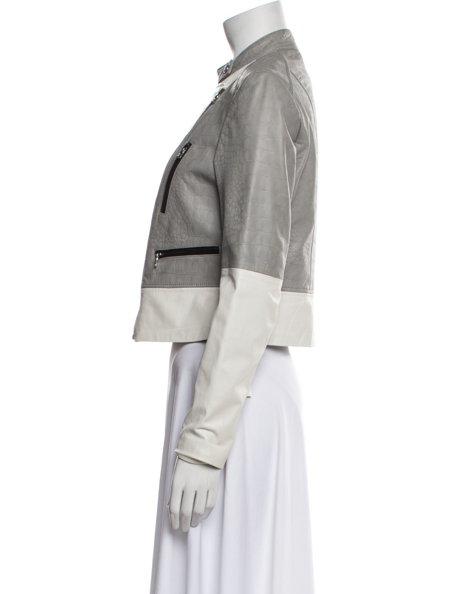 Yigal Azrouël Leather Biker Jacket