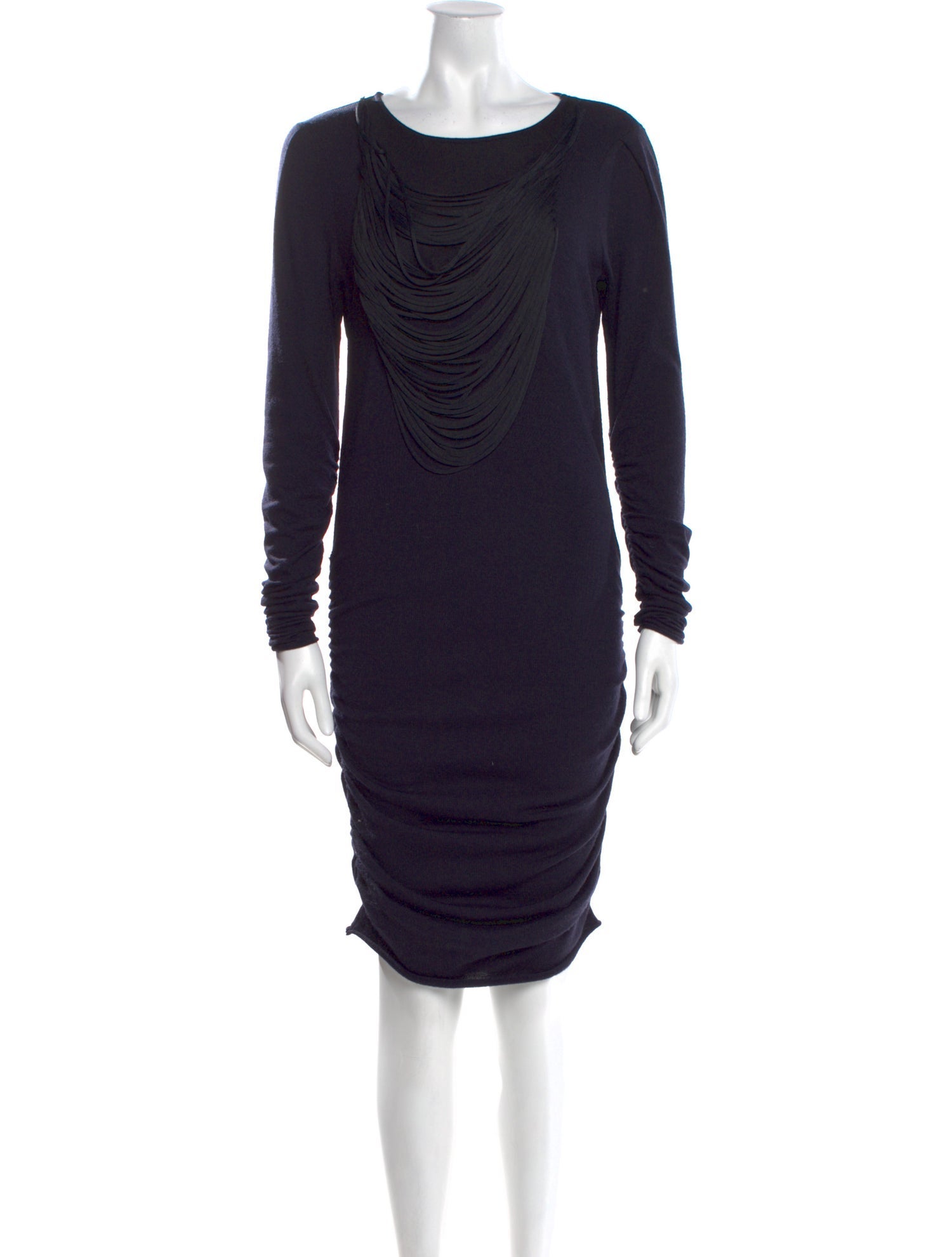 Yigal Azrouël Wool Knee-Length Dress