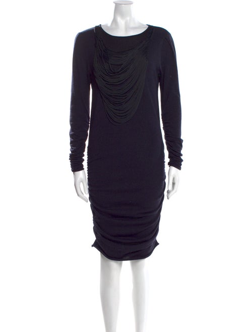 Yigal Azrouël Wool Knee-Length Dress