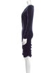 Yigal Azrouël Wool Knee-Length Dress
