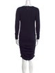 Yigal Azrouël Wool Knee-Length Dress