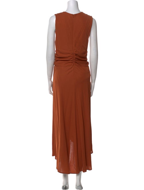 Yigal Azrouël V-Neck Long Dress