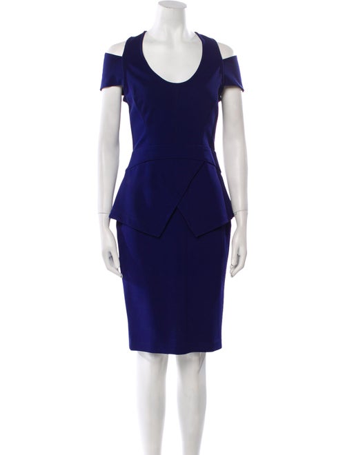Yigal Azrouël Scoop Neck Knee-Length Dress