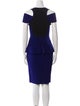 Yigal Azrouël Scoop Neck Knee-Length Dress