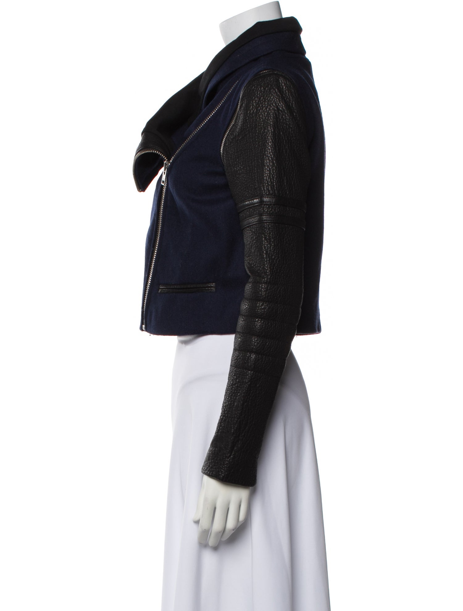 Yigal Azrouël Wool Biker Jacket