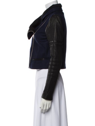 Yigal Azrouël Wool Biker Jacket
