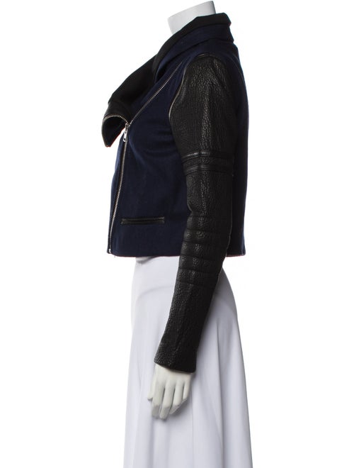 Yigal Azrouël Wool Biker Jacket
