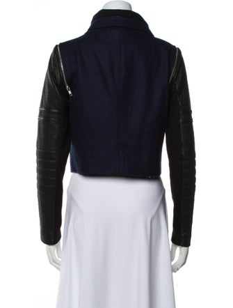 Yigal Azrouël Wool Biker Jacket