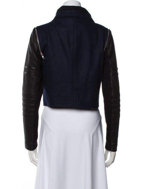 Yigal Azrouël Wool Biker Jacket