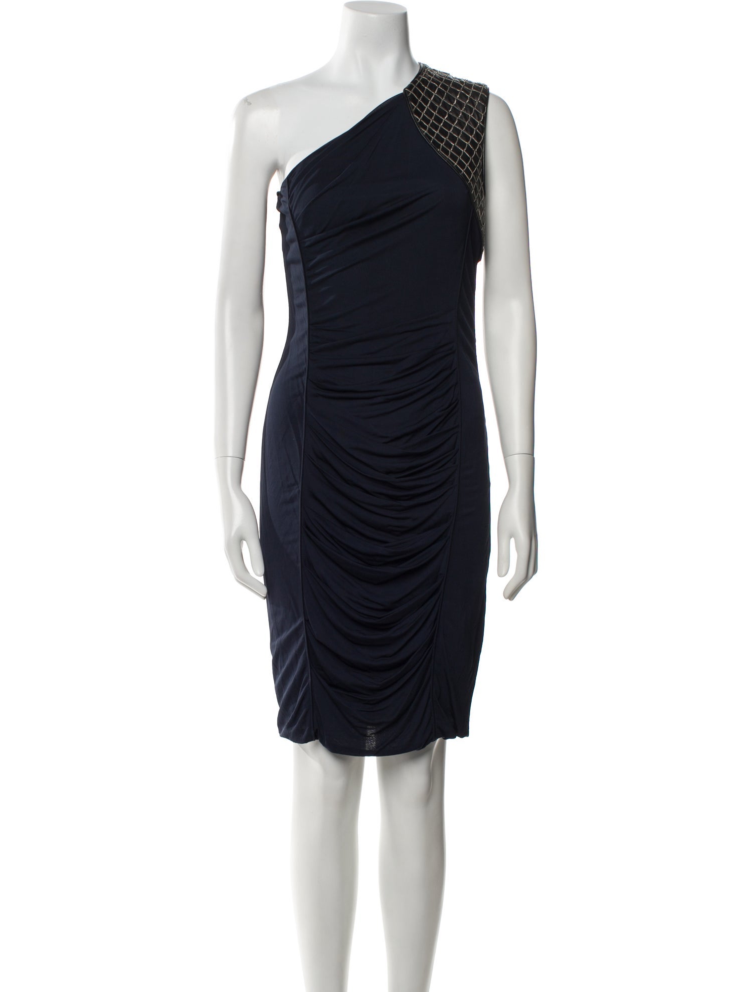 Yigal Azrouël One-Shoulder Knee-Length Dress