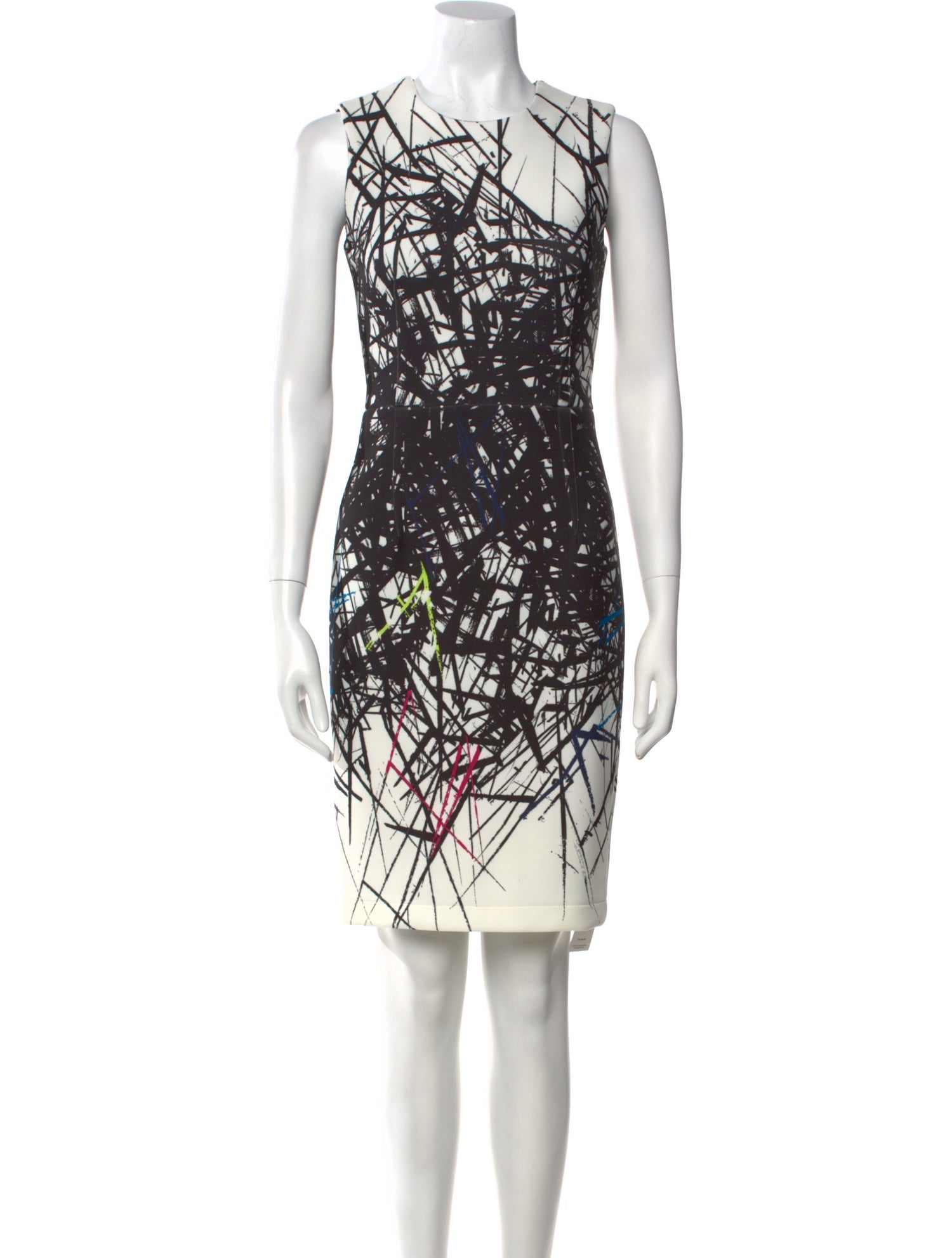 Yigal Azrouël Printed Knee-Length Dress