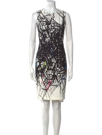 Yigal Azrouël Printed Knee-Length Dress