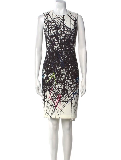 Yigal Azrouël Printed Knee-Length Dress
