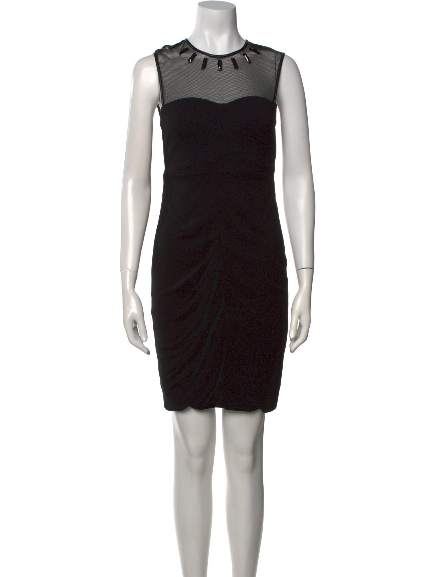 Yigal Azrouël Crew Neck Mini Dress