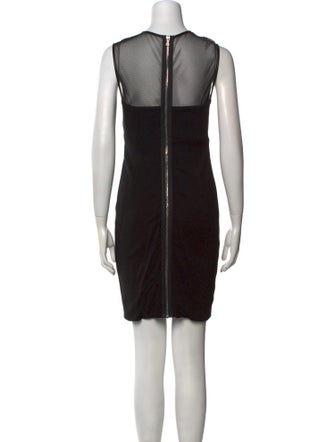 Yigal Azrouël Crew Neck Mini Dress