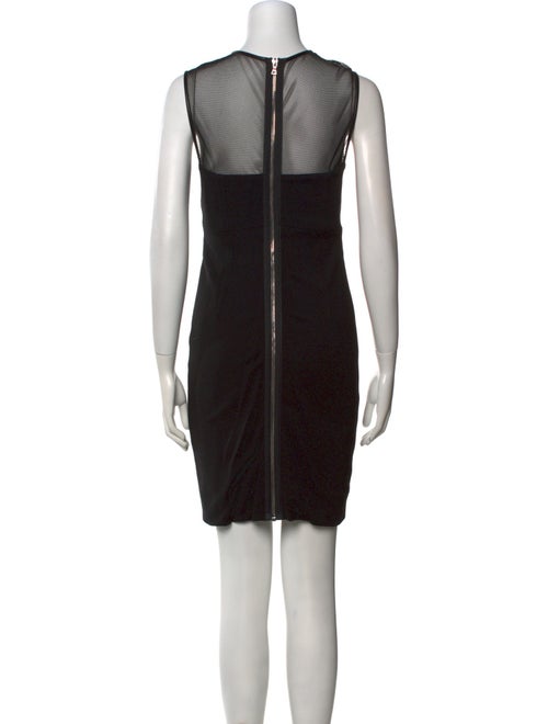 Yigal Azrouël Crew Neck Mini Dress