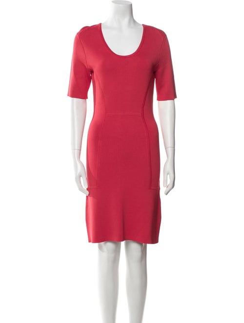 Yigal Azrouël Scoop Neck Knee-Length Dress