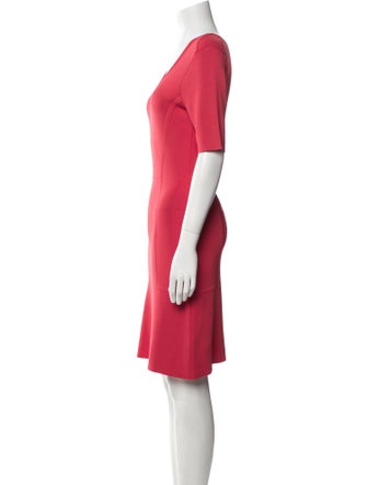 Yigal Azrouël Scoop Neck Knee-Length Dress