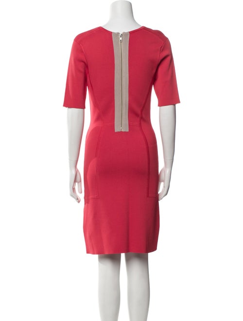 Yigal Azrouël Scoop Neck Knee-Length Dress