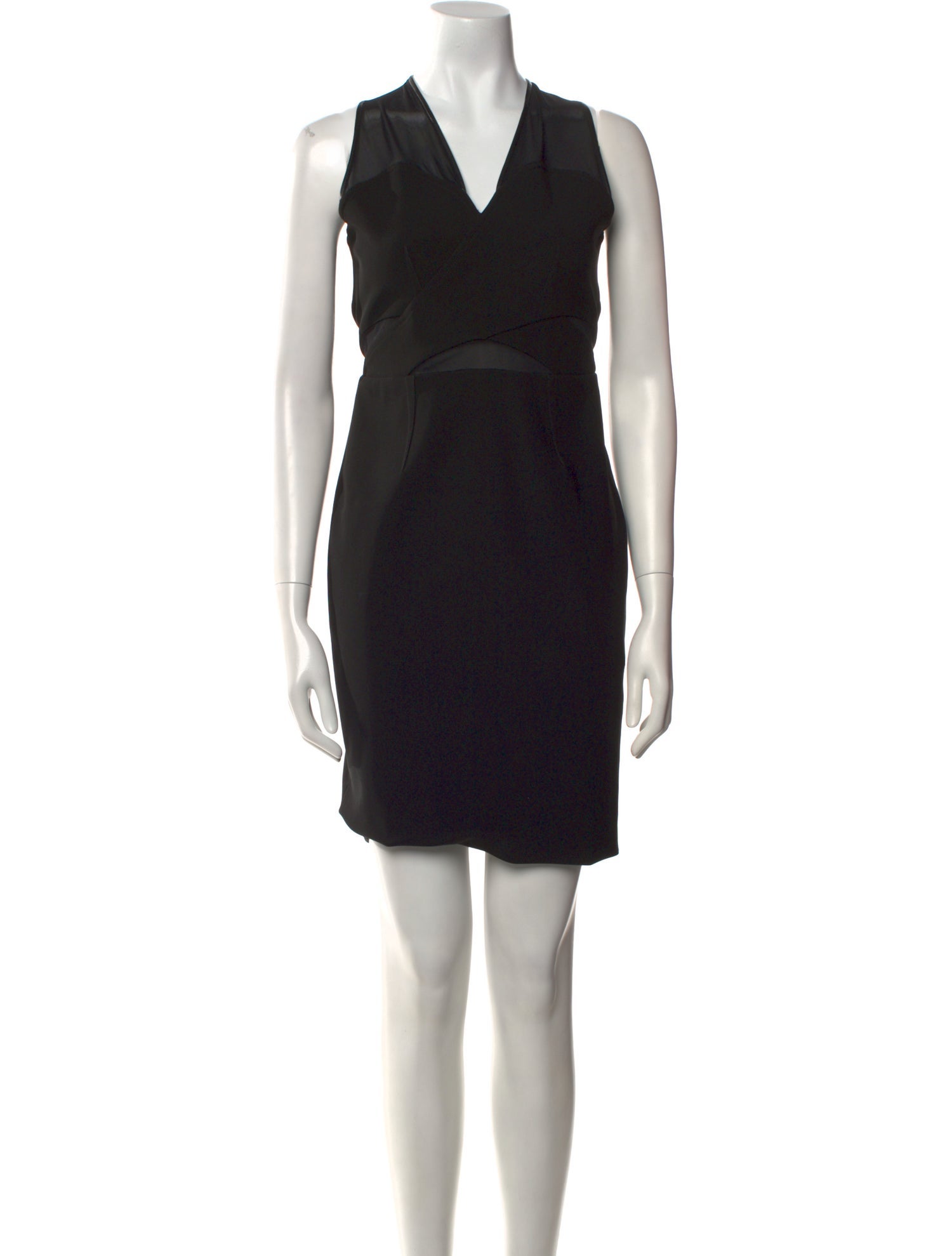 Yigal Azrouël V-Neck Mini Dress