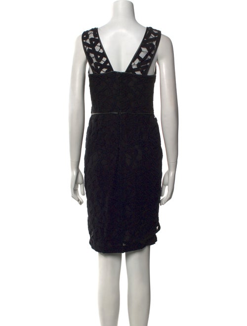 Yigal Azrouël Lace Pattern Knee-Length Dress