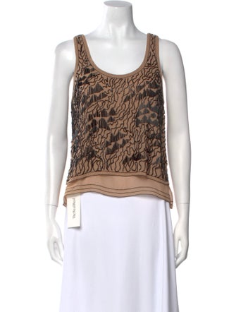 Yigal Azrouël Silk Printed Top