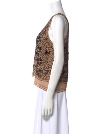 Yigal Azrouël Silk Printed Top