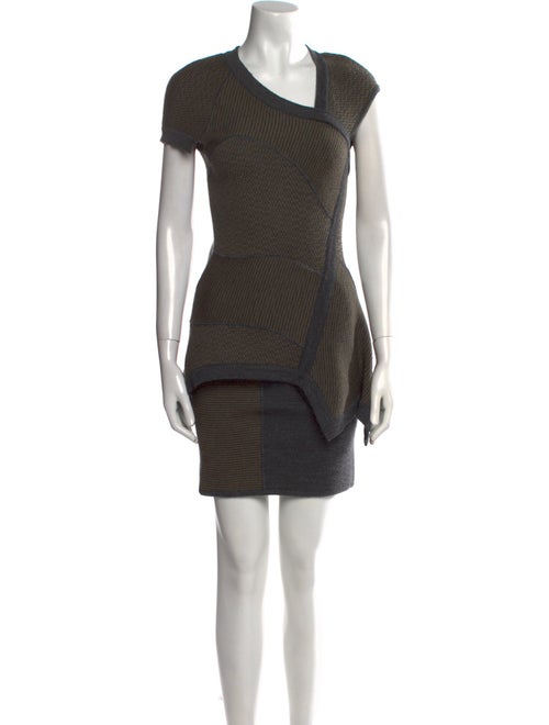 Yigal Azrouël Wool Mini Dress