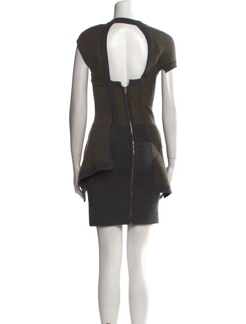 Yigal Azrouël Wool Mini Dress