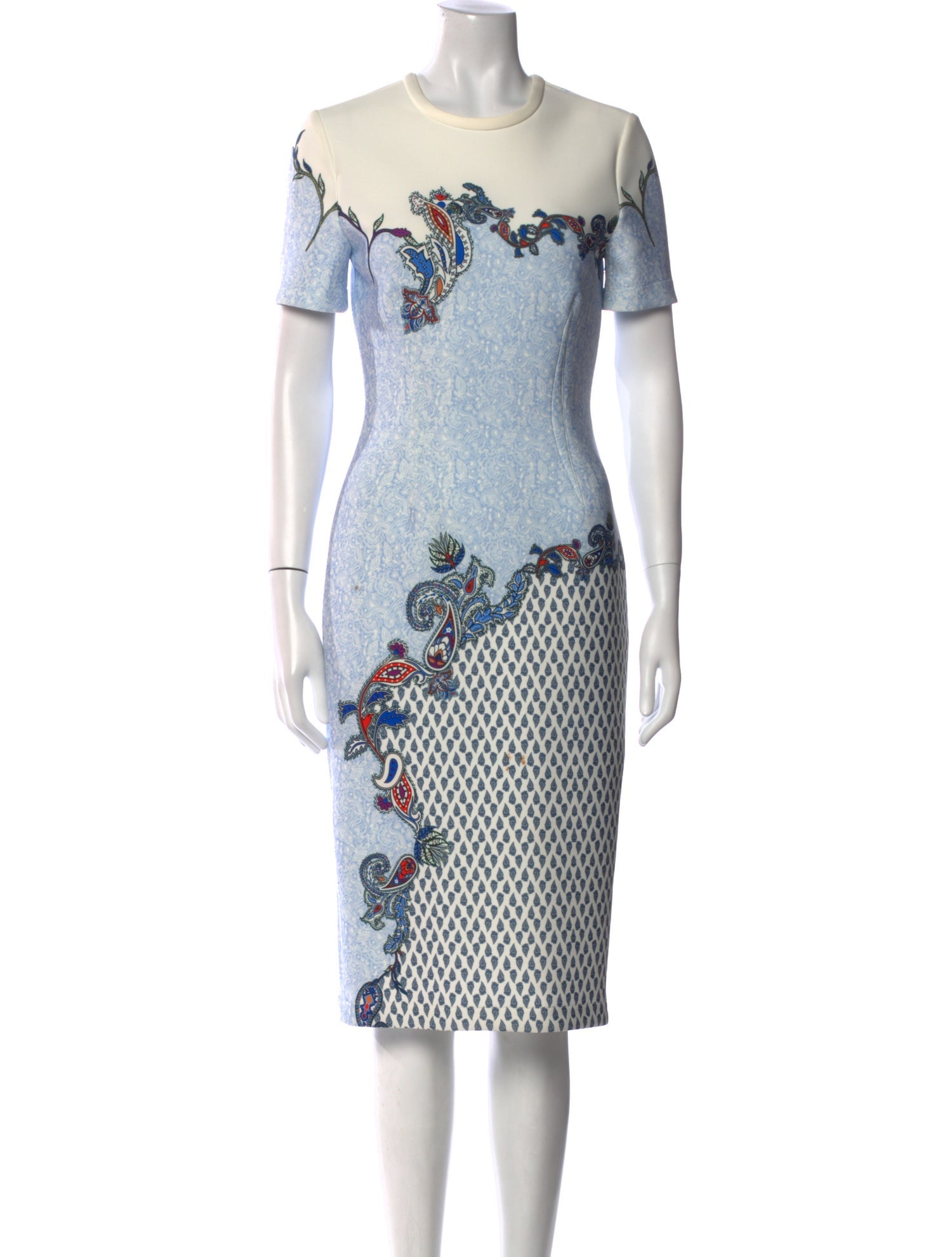 Yigal Azrouël Printed Midi Length Dress