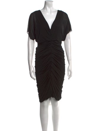 Yigal Azrouël V-Neck Mini Dress