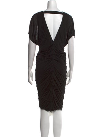 Yigal Azrouël V-Neck Mini Dress