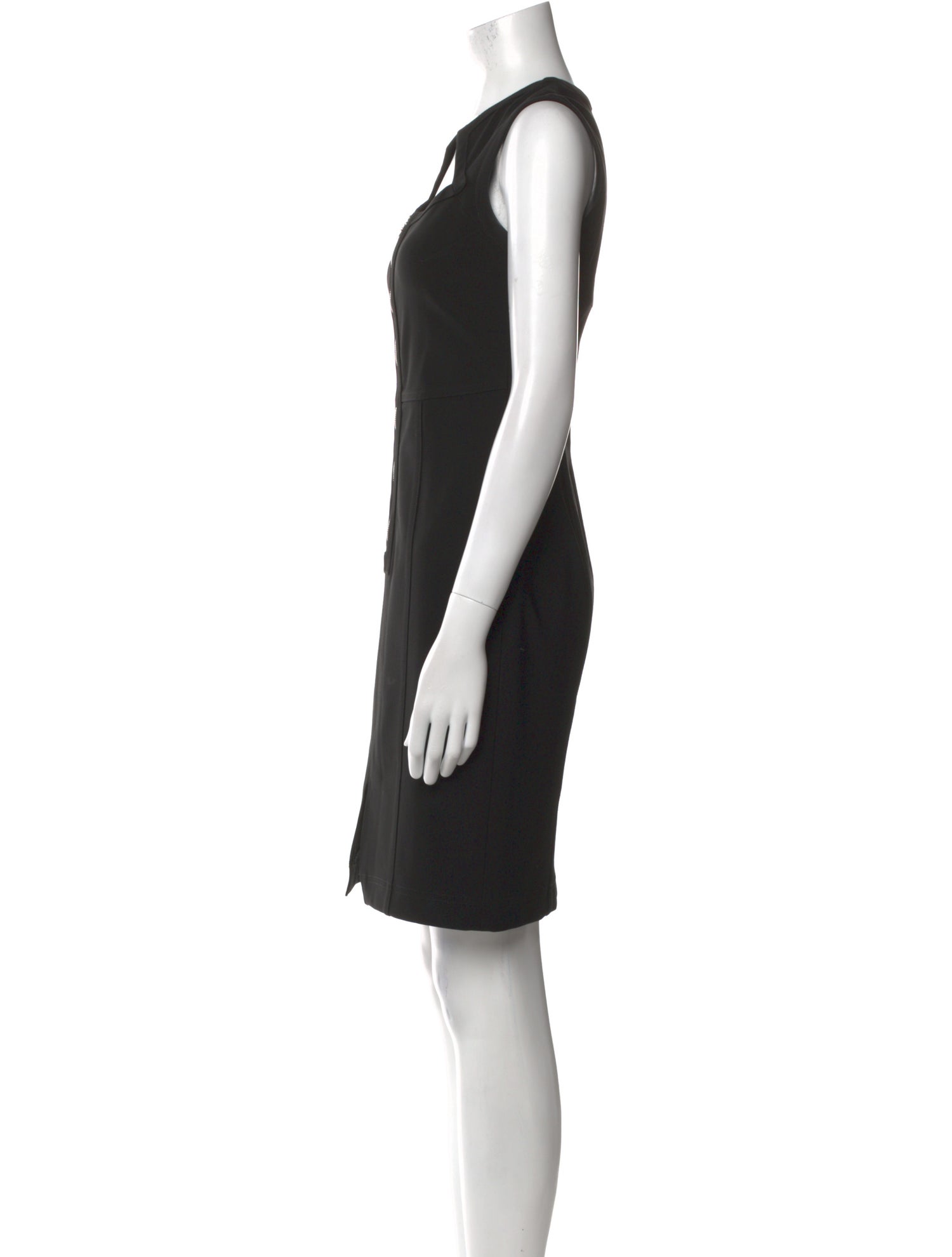 Yigal Azrouël Square Neckline Mini Dress