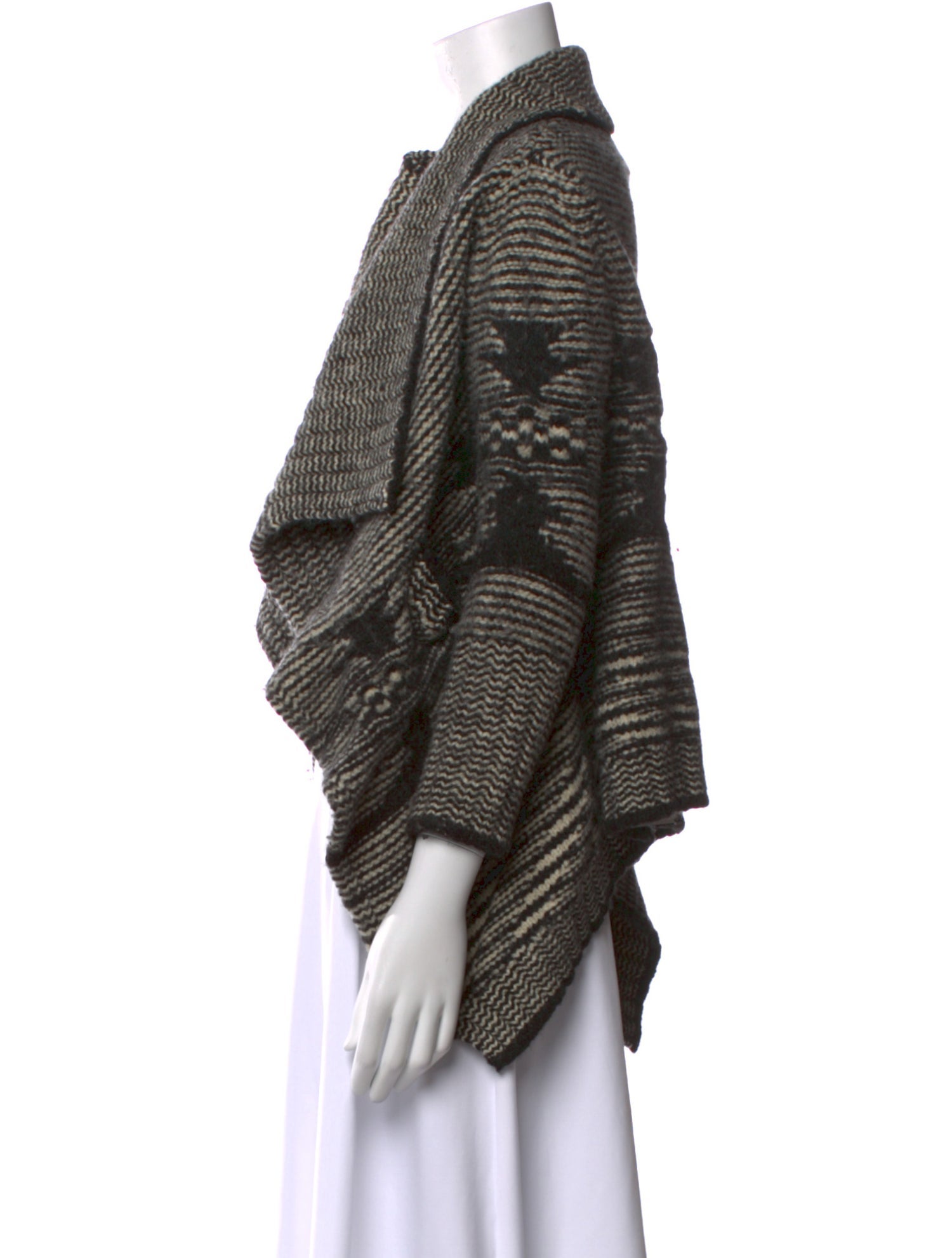 Yigal Azrouël Wool Open Front Sweater