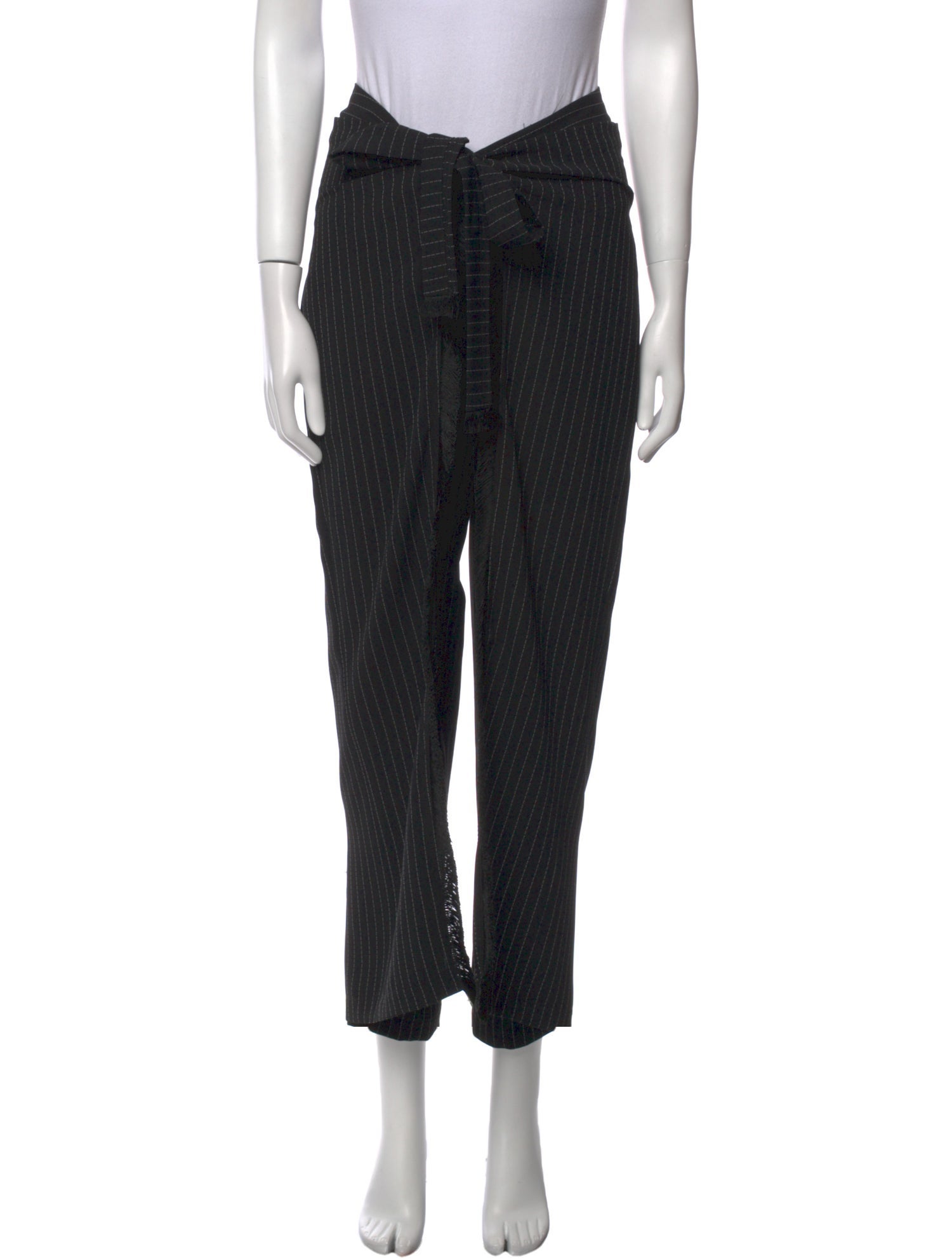 Yigal Azrouël Striped Wide Leg Pants