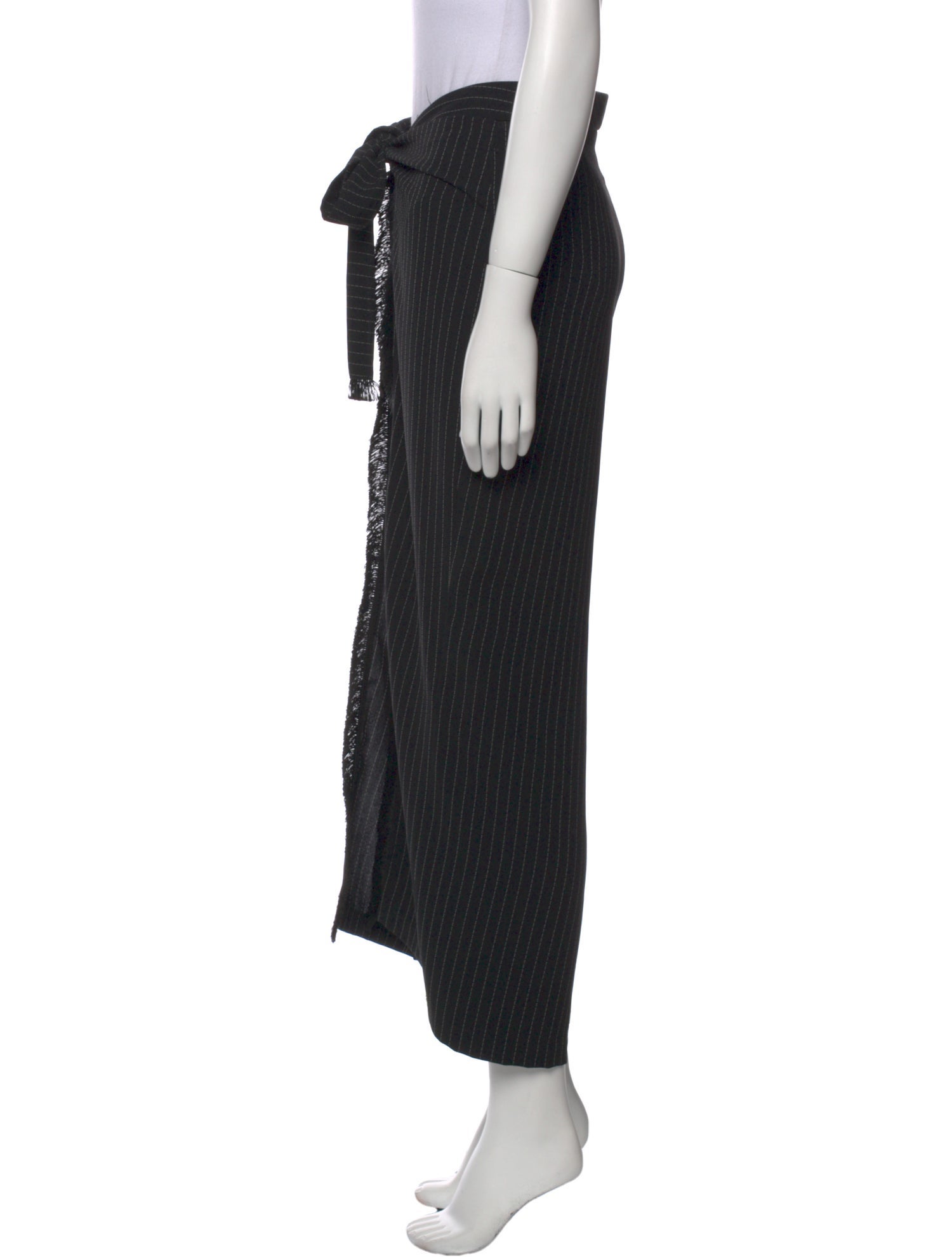 Yigal Azrouël Striped Wide Leg Pants