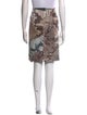 Yigal Azrouël Printed Knee-Length Skirt